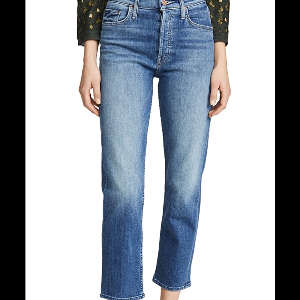 Mother denim / the tomcat high rise ankle / wild game / size 26